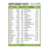 mfl vitamins supp facts