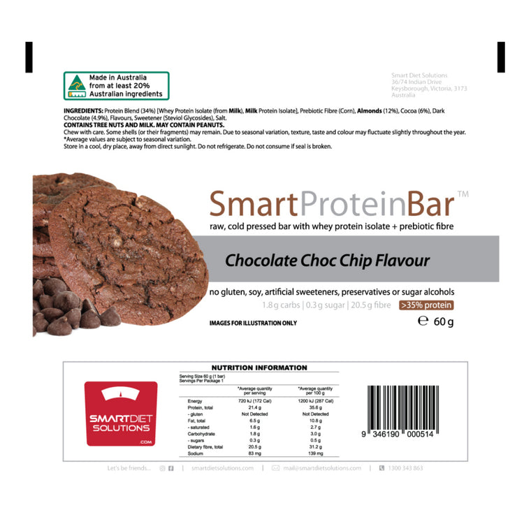 Smart Diet Solutions Smart Protein Bar 12pk