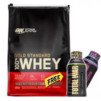 Gold Standard Whey Protein 10lb + FREE Total War Rtds x2