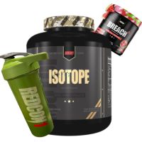 Redcon Isotope 100% Isolate Protein 5lb + FREE Shaker & Breach Energy 30sv