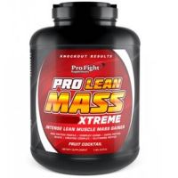 Pro Fight?s Pro Lean Mass Xtreme is a hard core weight gainer, muscle and strength developer synergistically formulated with high quality nutrients to pack and build massive and explosive muscles. 