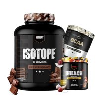 Redcon Isotope 100% Isolate Protein 5lb + FREE BCAA & Breach Energy 30sv